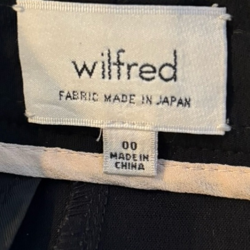 Aritzia Wilfred Tie Waist Cropped Trousers Pants - Picture 4 of 7